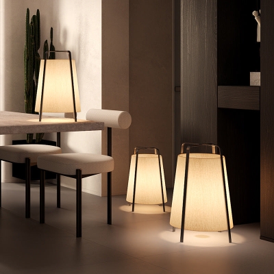 Stoff-Stehlampe für Wohnzimmer