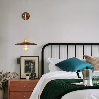 Holz-Wandleuchte-Holz-Pendelleuchte-Vintage-Wandlampe-Boho-Leuchtmittel