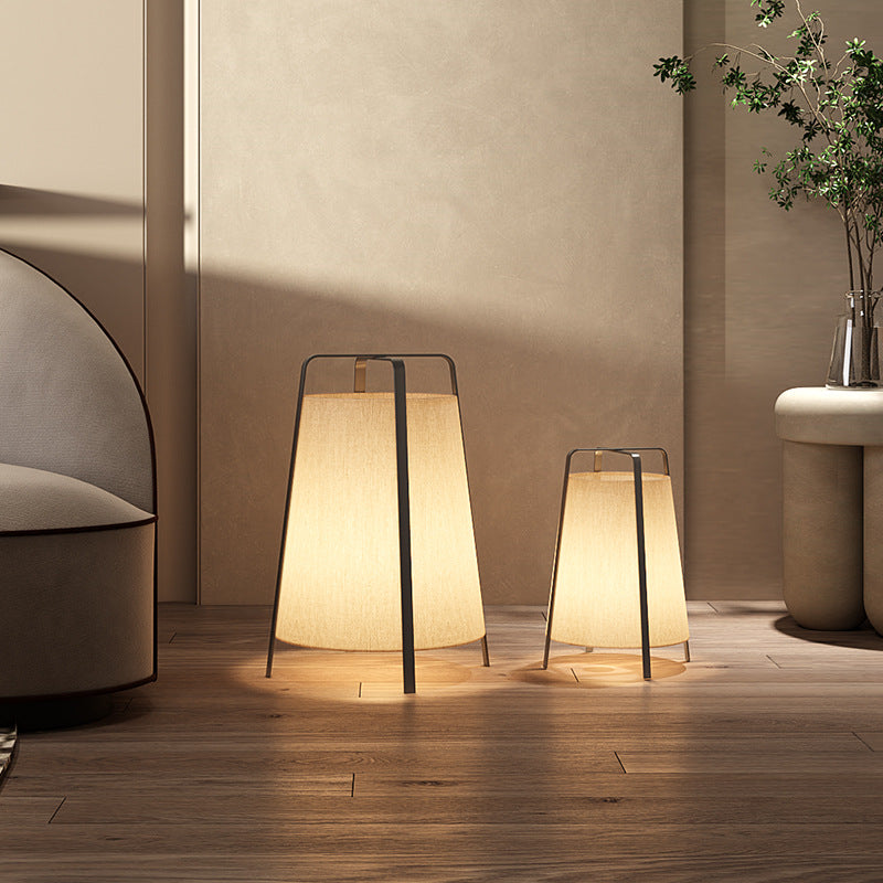 Stoff-Stehlampe für Wohnzimmer