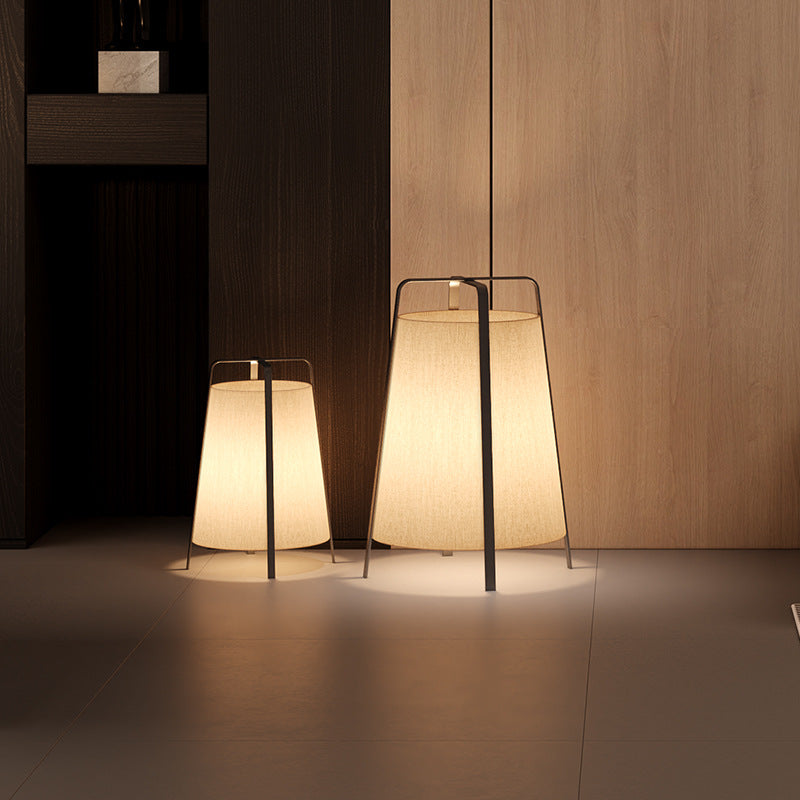 Stoff-Stehlampe für Wohnzimmer