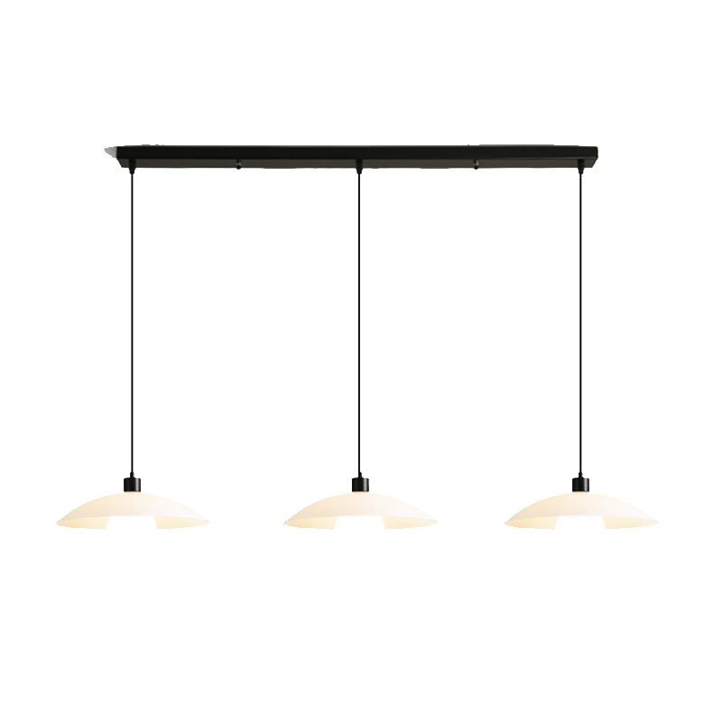 Moderne hängende Pendelleuchte aus Glas