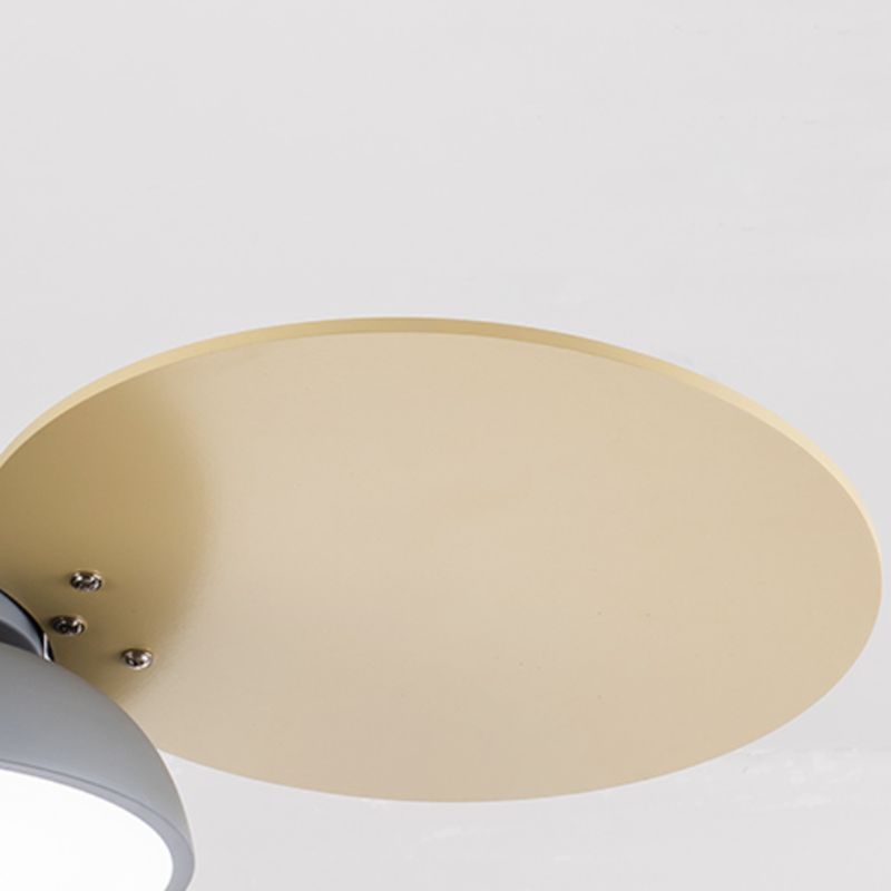LED-Deckenventilatorlampe aus Metall im nordischen Stil für Kinderzimmer