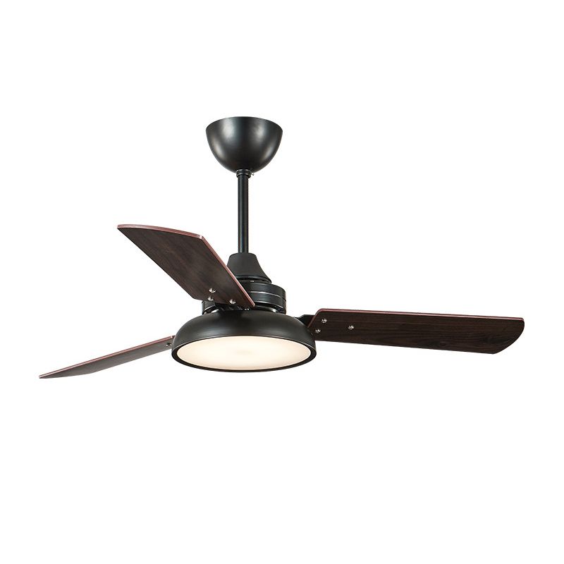 48-Zoll-Deckenventilator mit moderner Holzflügel-Ventilatorbeleuchtung in 4 Farben