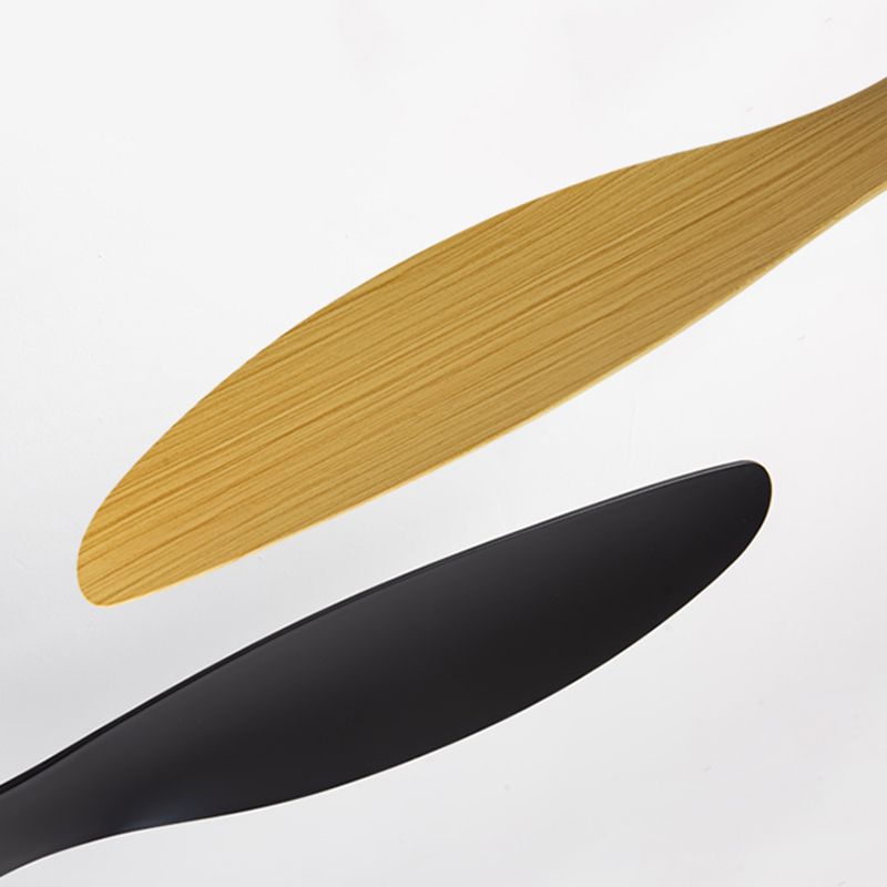 Moderne, einfache Deckenventilatorlampe mit 1 Licht in Zylinderform
