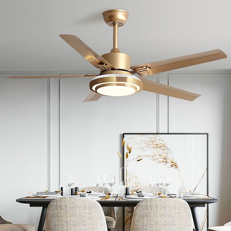 Deckenventilatoren aus Metall, moderner Stil, 1 Licht
