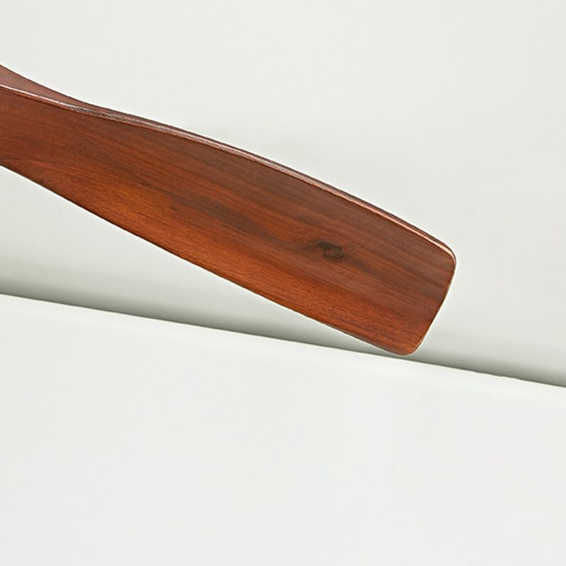 Zeitgenössische Deckenventilator-Leuchte, LED-Deckenleuchte aus Holz, 42''