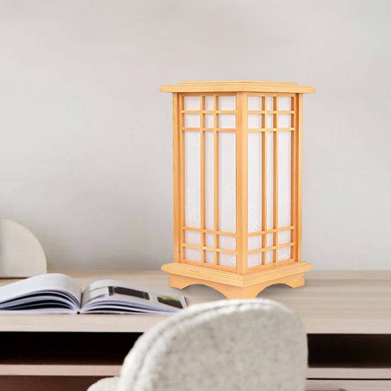 Stehlampe Holz Tatami Tischlampe für Schlafzimmer