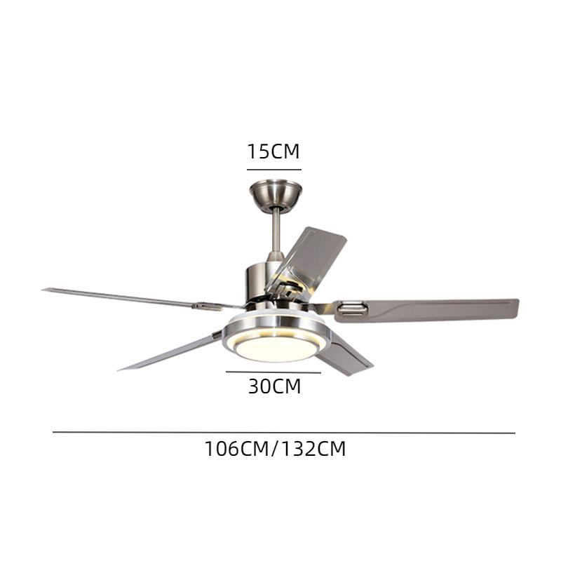 Deckenventilatoren aus Metall, moderner Stil, 1 Licht