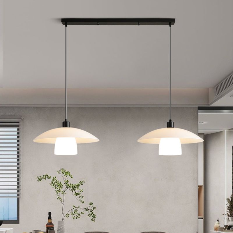 Moderne hängende Pendelleuchte aus Glas