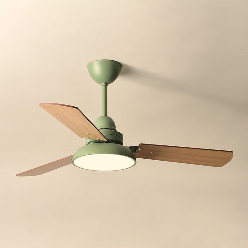 48-Zoll-Deckenventilator mit moderner Holzflügel-Ventilatorbeleuchtung in 4 Farben