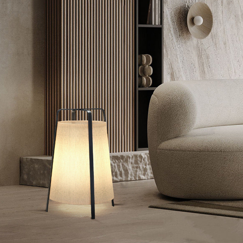 Stoff-Stehlampe für Wohnzimmer