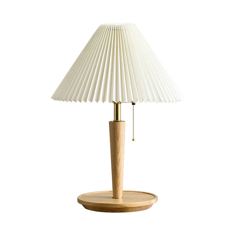 Nordische Plissee-Tischlampe