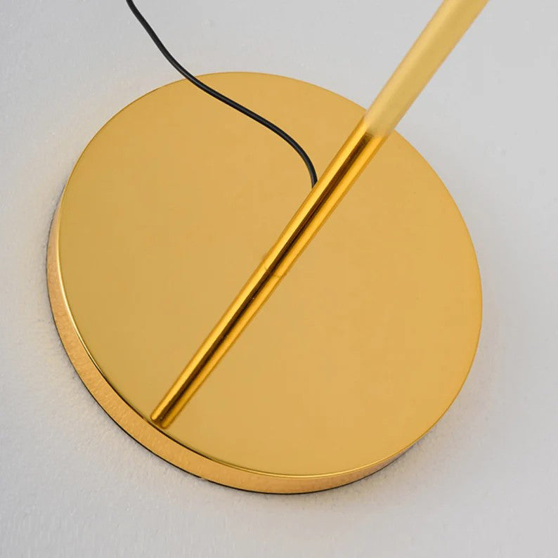 Goldene Vogel-Metall-Wohndekor-Stehlampe
