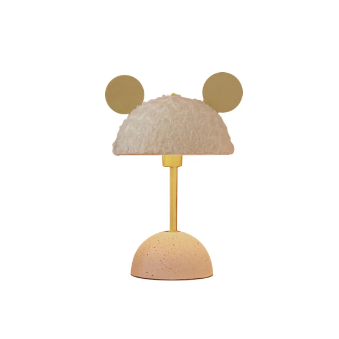 Gewölbte Cartoon-Tischlampe im modernen Stil