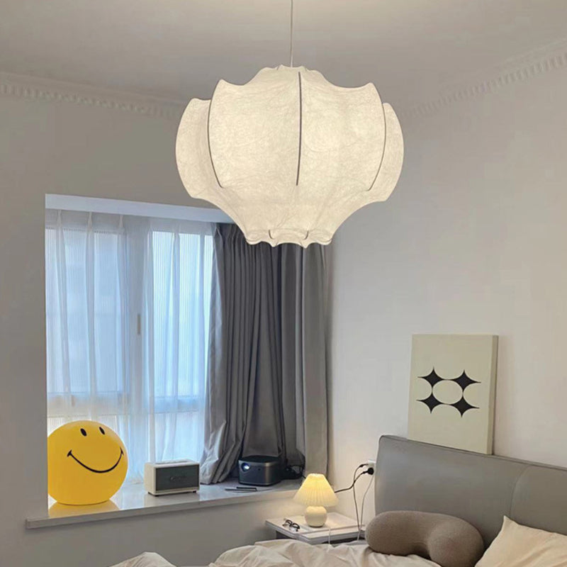 Vintage Seiden-Pendelleuchten für Esszimmer, Kronleuchter