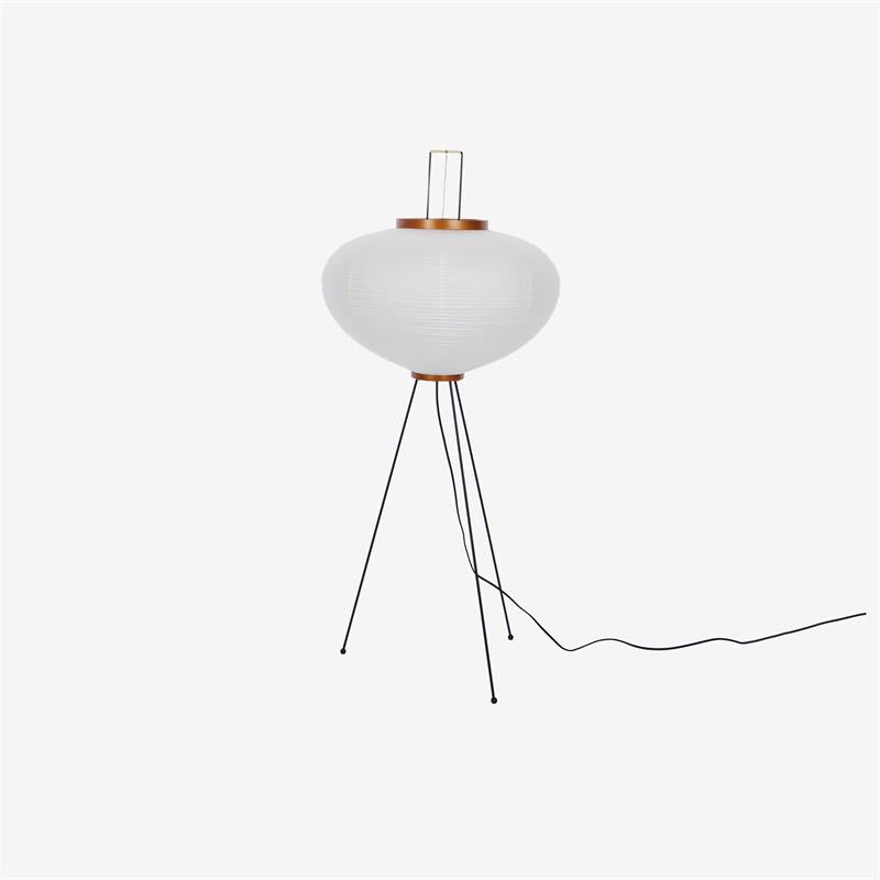 Moderne Stehlampe aus Reispapier