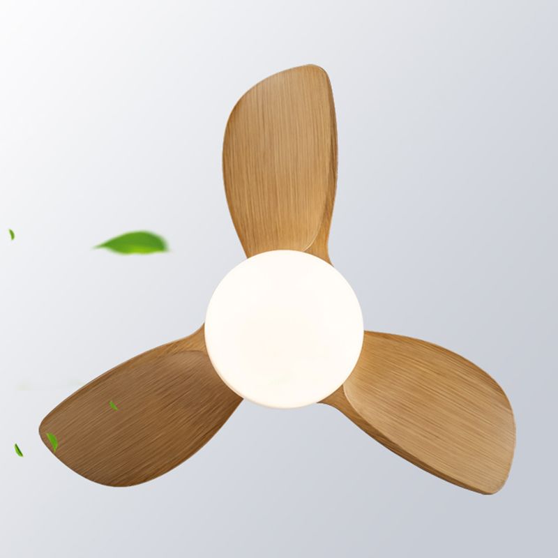 Deckenventilatoren im modernen Stil aus hellem Eisen und Acryl für die Unterputzmontage im Wohnzimmer