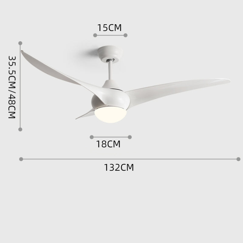 52-Zoll-Deckenventilator mit Lichtfernbedienung