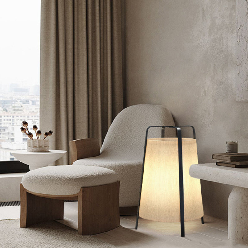 Stoff-Stehlampe für Wohnzimmer