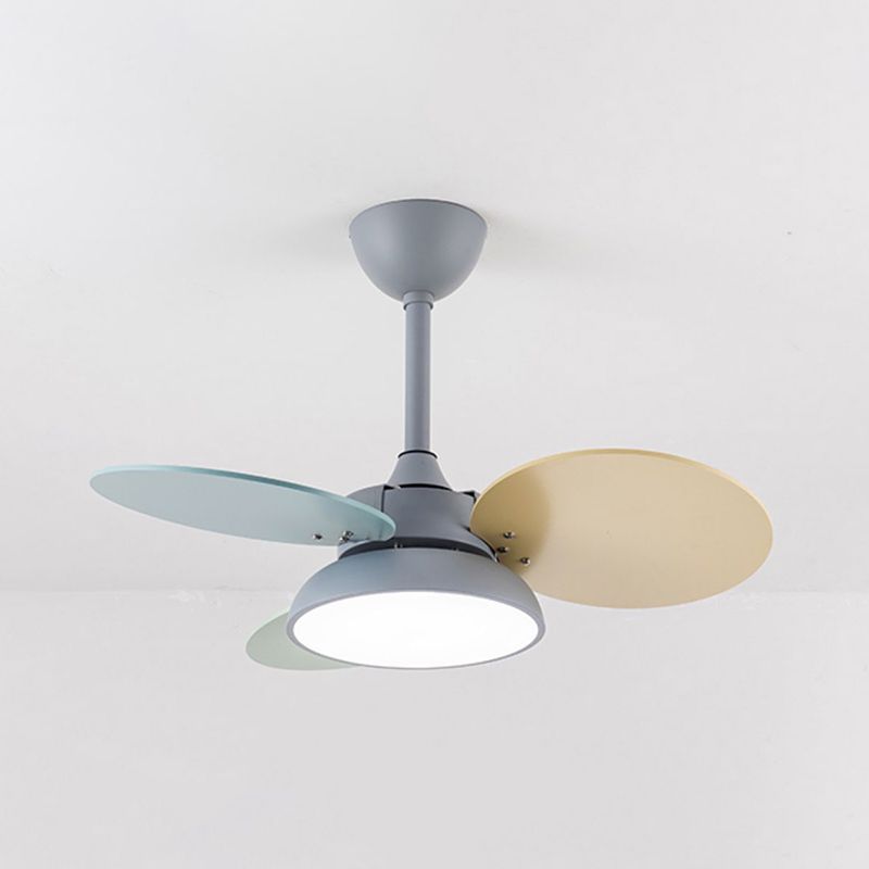 LED-Deckenventilatorlampe aus Metall im nordischen Stil für Kinderzimmer